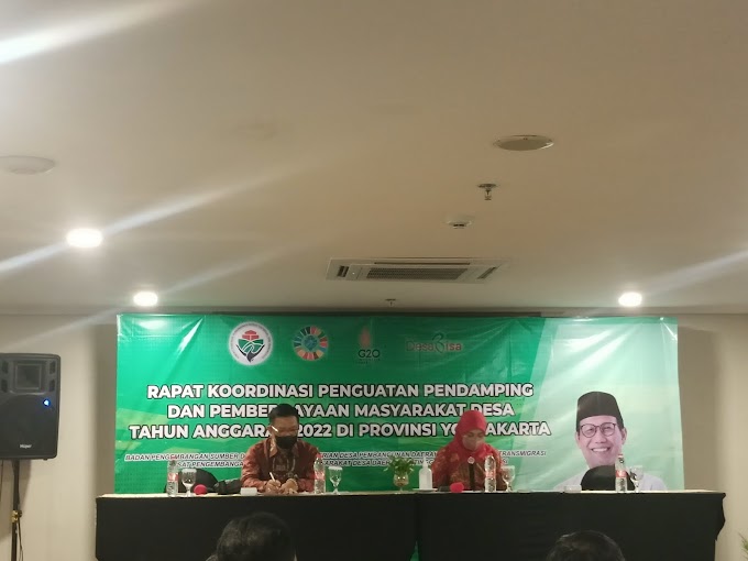 Koordinasi Penguatan Pendamping dan Pemberdayaan Masyarakat Desa di Provinsi Yogyakarta