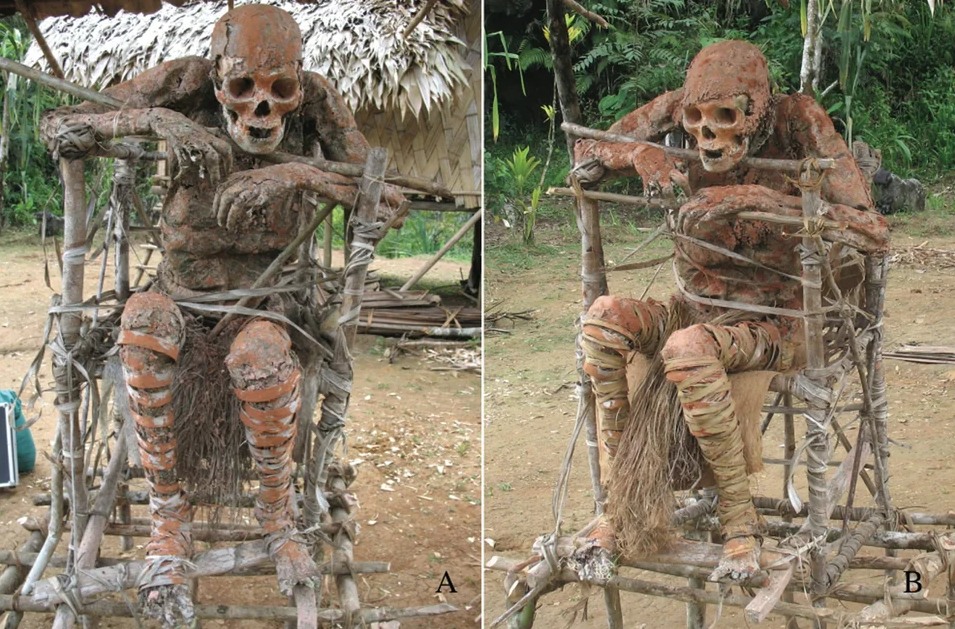 The Smoked Mummies of Papua New Guinea have practiced a unique mummification technique