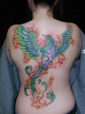 Back Phoenix Tattoos gallery