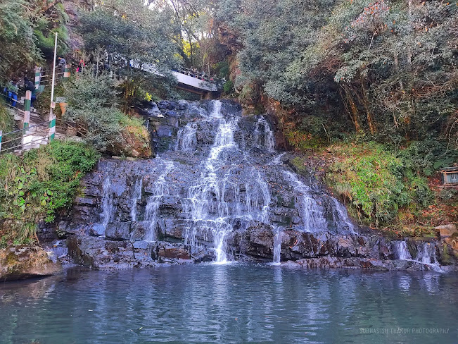 Image of Beautiful Elephant Falls, the Three steps water falls, in  Shillong, Meghalaya, East Khasi Hills, India-VC103069-Picxy