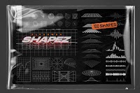100 Retro Futuristic Shapes