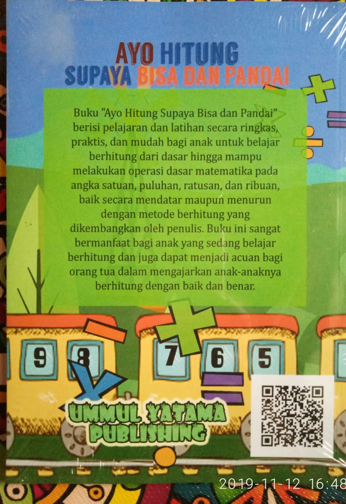 Sampul Belakang Buku Ayo Hitung