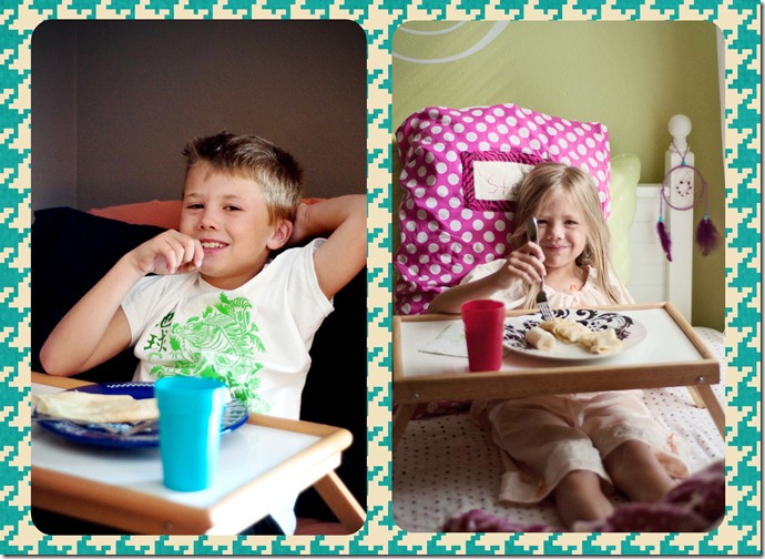 Breakfast collage