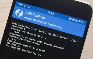 installare zip android usare adb sideload