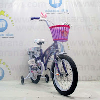 Sepeda Anak Wimcycle Sofia 16 Inci Lisensi purple