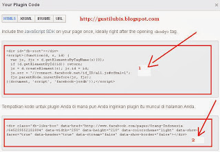 Cara Membuat Like Box Facebook Fans Page Di blog