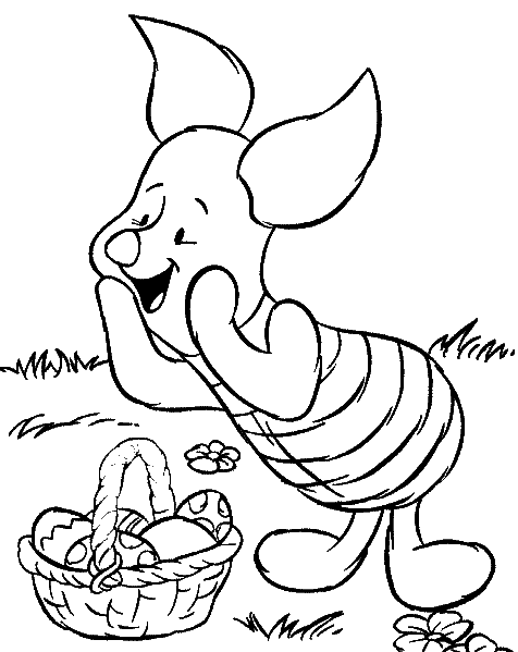 disney coloring pages winnie pooh. WINNIE THE POOH DISNEY EASTER