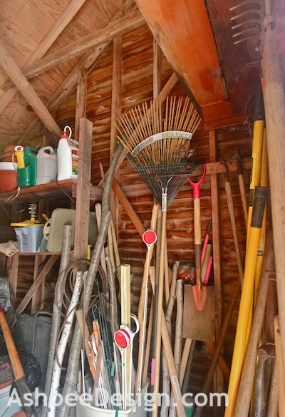 Today, our garden tools stand at attention in organized (and labeled ...