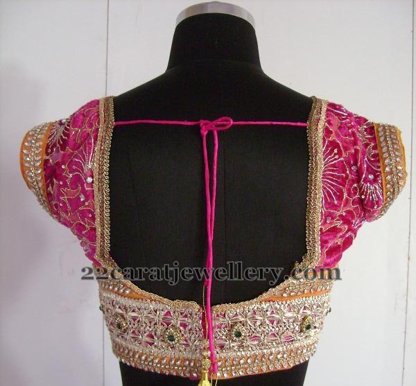 Cut Work Lace Blouse Designs