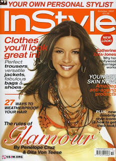 Catherine Zeta Jones in October InStyle Magazine Pictures