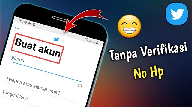 Cara Daftar Twitter Tanpa Verifikasi Nomor HP