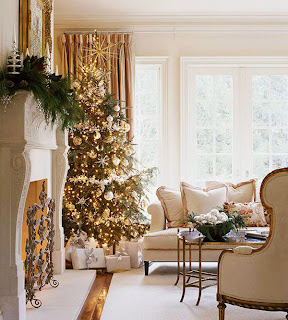 snow tree and beautiful furniture Marry Christmas Living Room Ideas