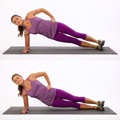 8 Simple No-Equipment Workouts At Home For Women!- Side Plank