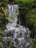 waterfall at Butchart Gardens Victoria Canada