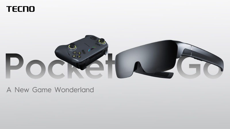 MWC 2024: TECNO unveils Pocket Go Gaming AR Glasses: 0.71-inch Micro-OLED, 5.1GHz 8-cores, 50WHr replaceable battery!