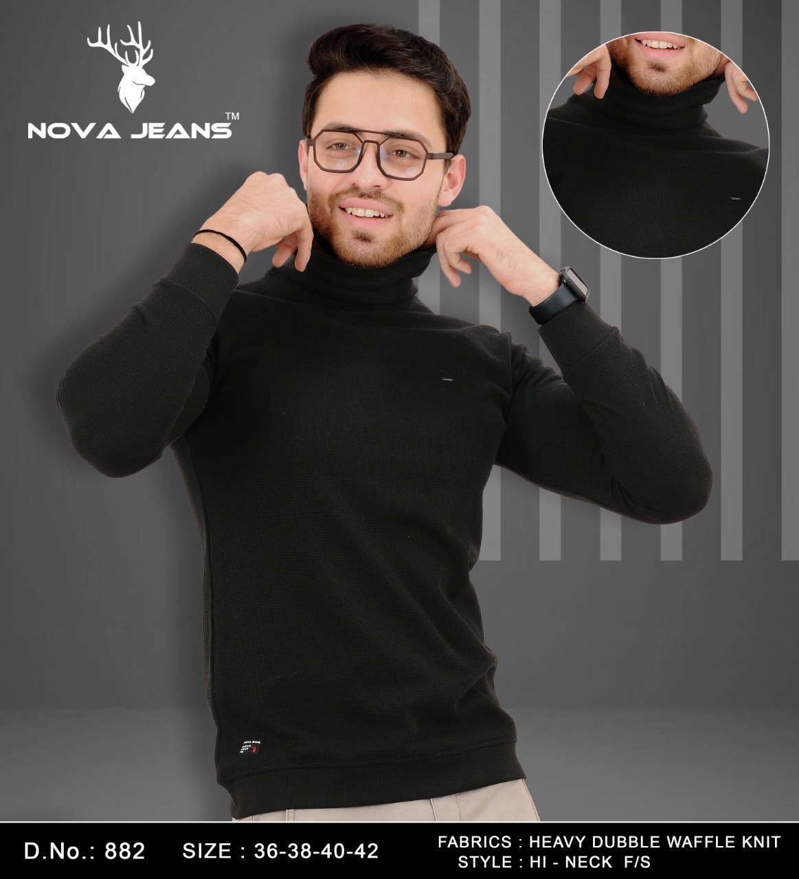 Vol 882 Full Sleeves Nova Jeans Mens Tshirts Manufacturer Wholesaler