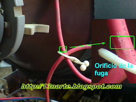 Fuga en cable de flyback