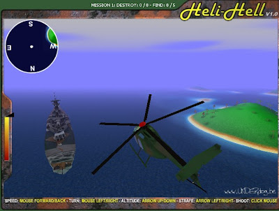 3D helicopter combat game.