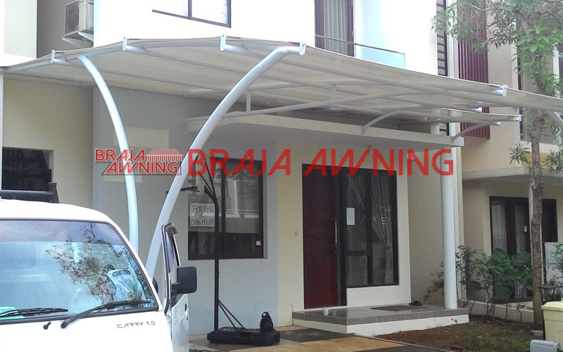 Tenda membrane untuk teras depan rumah minimalis  Kanopi 