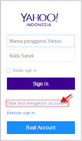 Daftar Akun Email Yahoo Baru