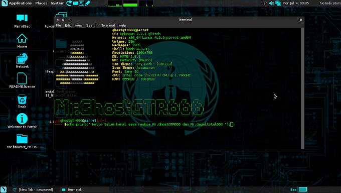 Cara Membuat Backdoor mirip installer.exe di Parrot OS GNU/Linux