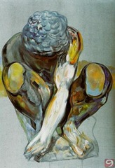 MD KAT 003 (After-Michelangelo-s-Squatting-Child-1982)