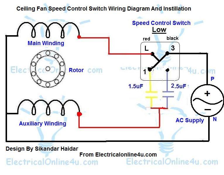diagram ceiling fan speed control wiring diagram full