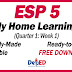 ESP 5 Weekly Home Learning Plan (Q1: Week 1) Free Download