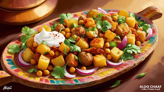 Aloo Chaat (Spiced Potato Snack)