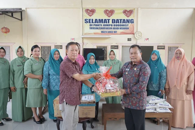 Sambut HUT ke-79 RI, Pemerintah dan TP. PKK Kabupaten Asahan Salurkan Bantuan Sembako di Tiga Lokasi