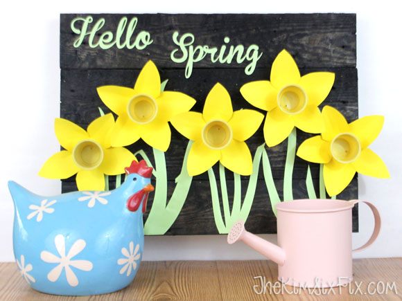 How to Repurpose K-Cups Into a Daffodil Sign