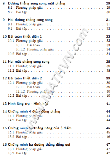 bai tap hinh hoc khong gian 11 chuong 2