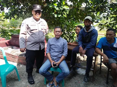 Bhabinkamtibmas Polsek Rangkasbitung Polres Lebak Anjangsana Ke Tokoh Masyarakat