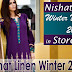 Nishat Linen Winter Designs 2013-2014 Catalogue | Nishat Winter / Fall Collection-2013-14 | Eid Collection