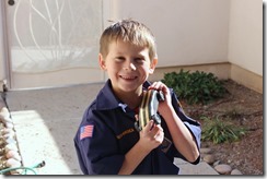 hunter with car
