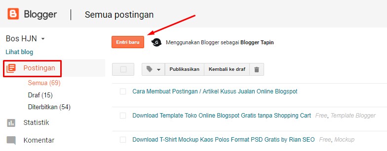 Cara Membuat Toko Online di Blogspot Gratis Terbaru