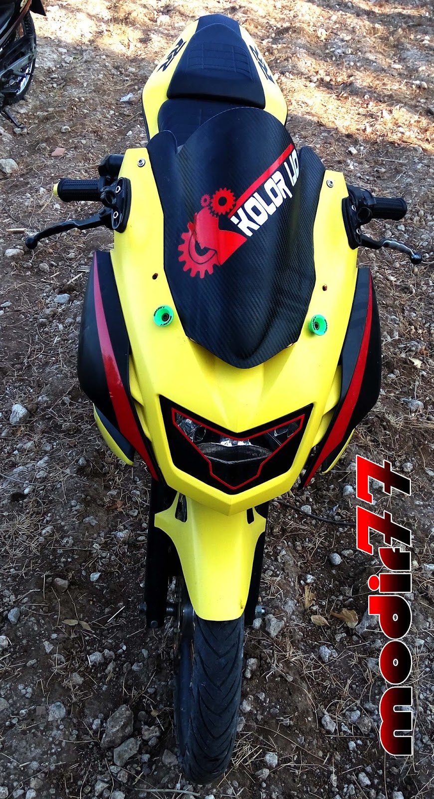 100 Gambar Motor Ninja Rr Hitam Kuning Terkeren Obeng Motor