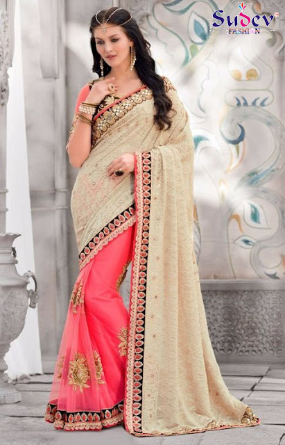 Buy Top Best Indian Traditional Party Wear Designer Saree Online in Low Price