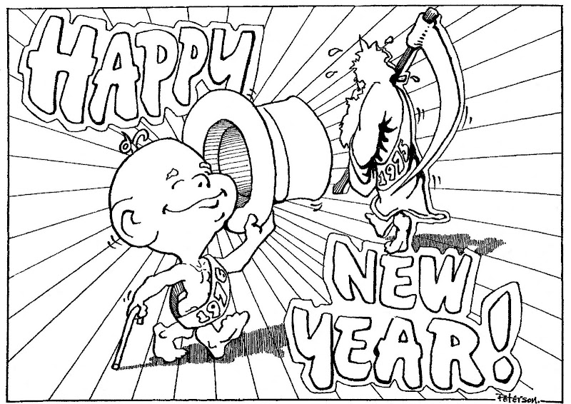 New Year Coloring Contest, 1975 title=