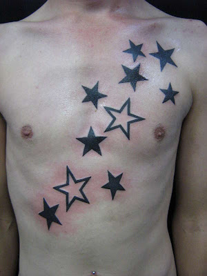 tattoos of stars. tattoos of stars for men.