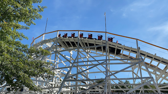 Wildcat Wooden Roller Coaster Lake Compounce Amusement Park