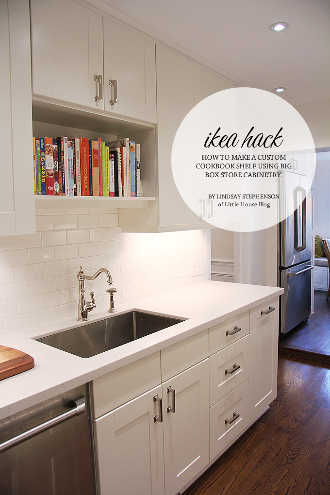 Ikea Hack - How to make a cookbook shelf