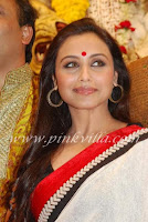 Rani Mukherjee at Durga Pooja Santacruz