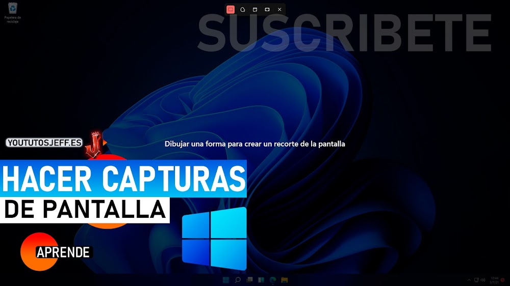 Hacer CAPTURA DE PANTALLA Windows 11 🔵