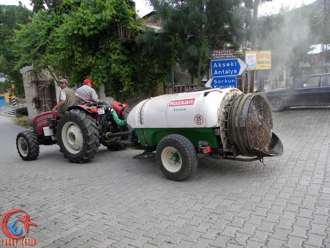 Bozkır Merkez ve Dere Kasabasında İlaçlama Çalışmaları