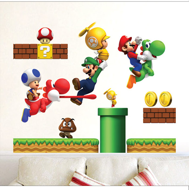 Super Mario Bedroom Decor