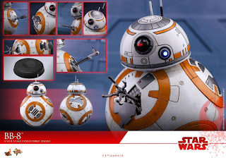 Movie Masterpiece 1/6 BB-8 y BB9E de Star Wars Episode VIII: The Last Jedi - Hot Toys