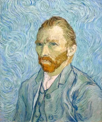 Self-Portrait, September 1889. Musée d'Orsay painting Vincent van Gogh