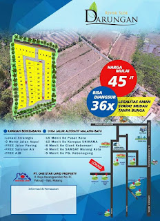 promo kavling darungan riverside wagir malang