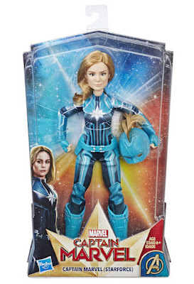 CAPITANA MARVEL | Captain Marvel Muñeco Capitana Marvel Starforce con casco | Muñeco - Figura Captain Marvel (Starforce) - Super Hero Doll with Helmet Accessory Producto Oficial Película Disney 2019 | Hasbro E4945 | A partir de 6 años COMPRAR ESTE JUGUETE